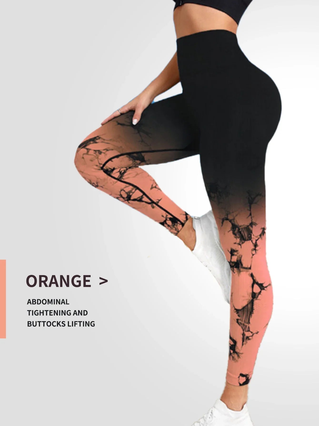 VibrantFlex Seamless Tie Dye Leggings