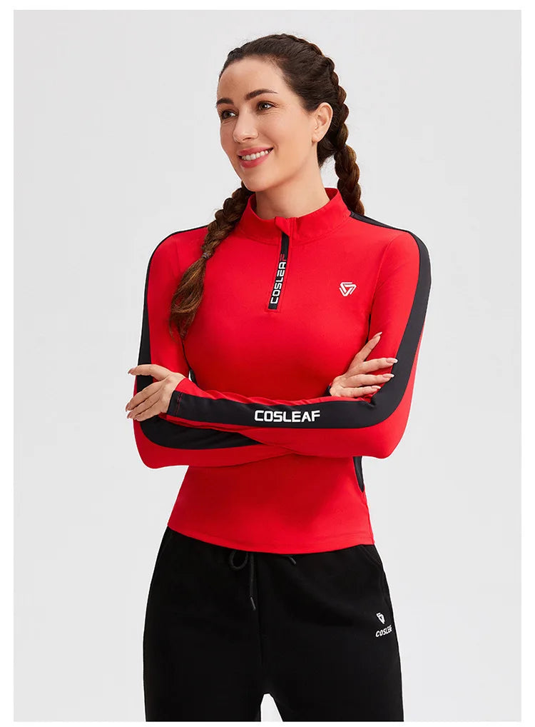 Women's Ice Silk Long Sleeve Running Shirt