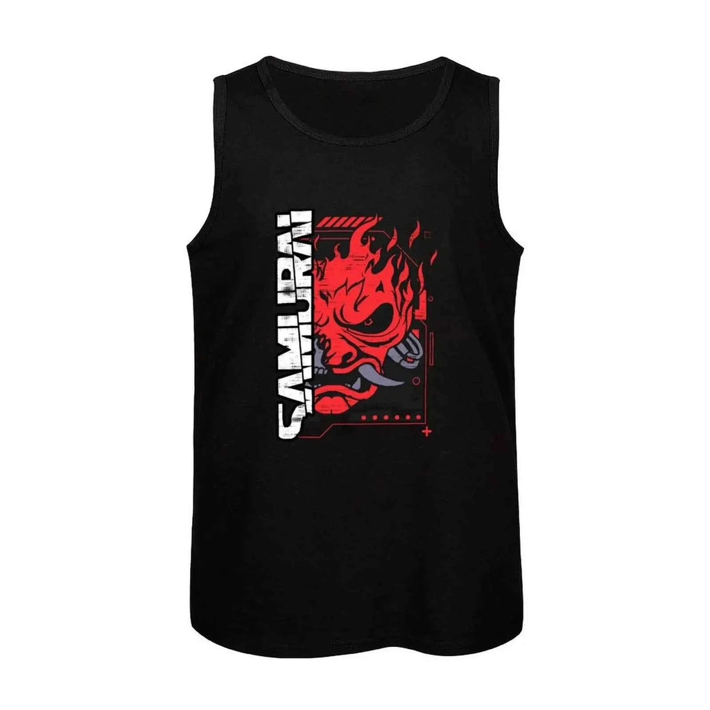 Samurai Rock Band Sleeveless Gym Tank Top