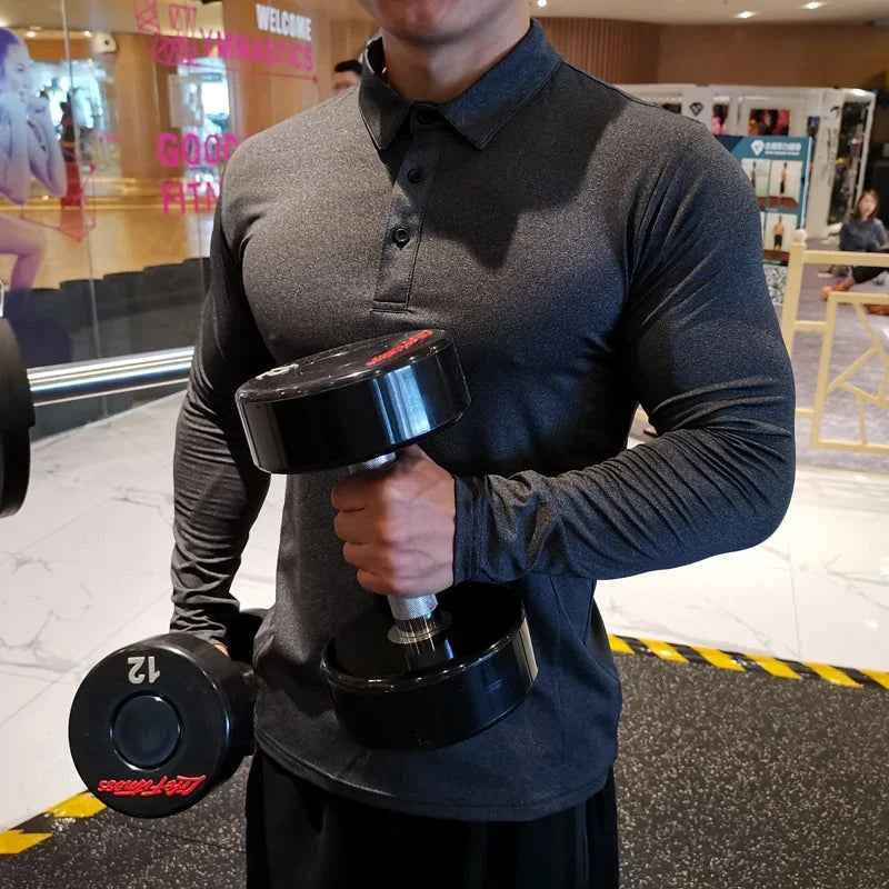 Men's Long Sleeve Compression Sport T-Shirt