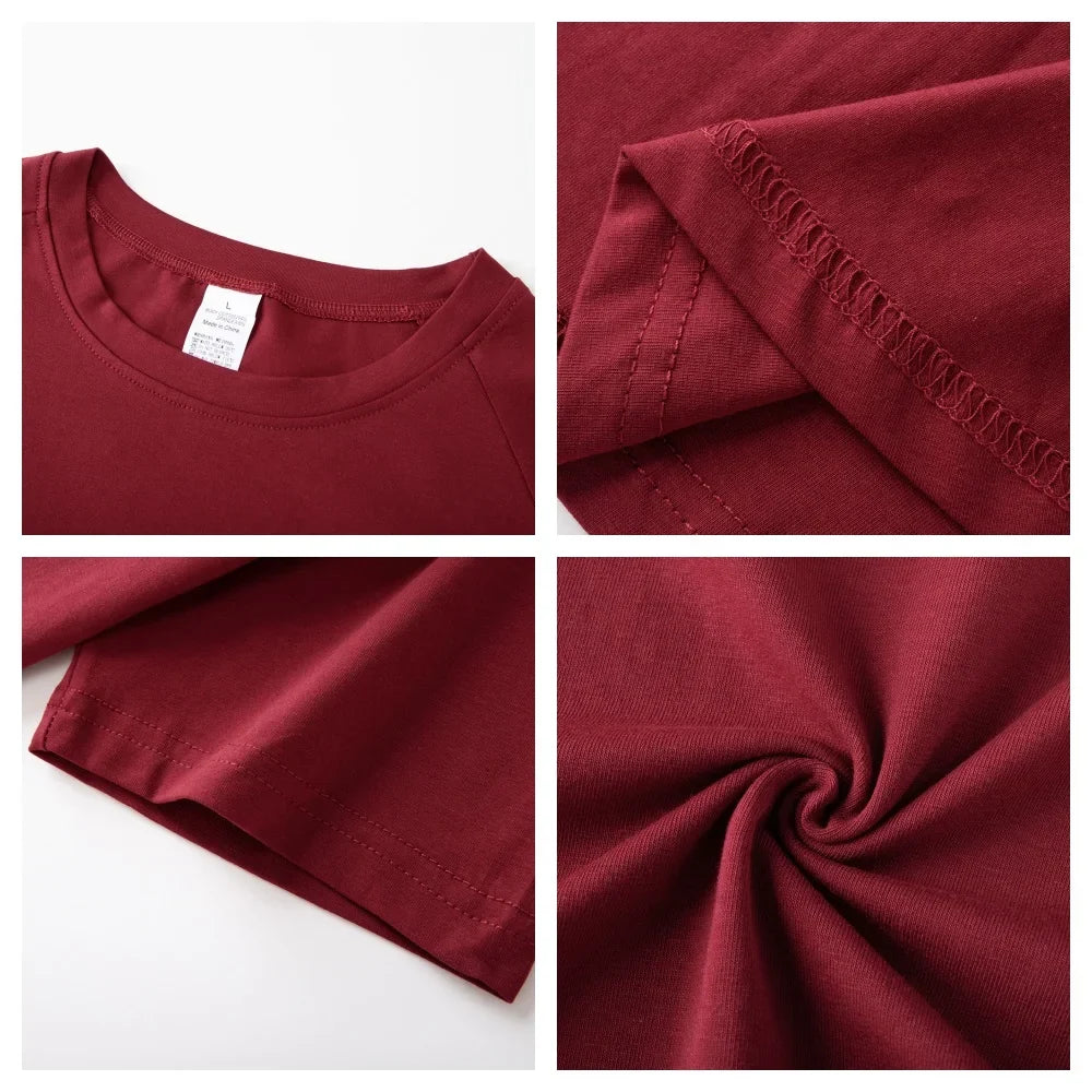 Cotton Plain Tops Tees Fitness Mens