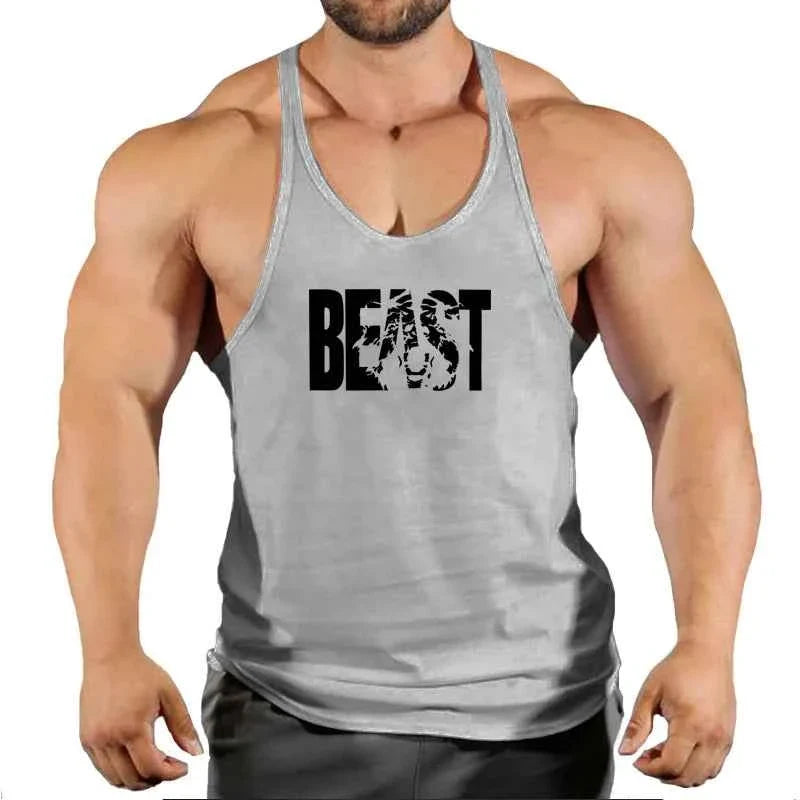 Men's Cotton Gym Tank Top Sleeveless Vest