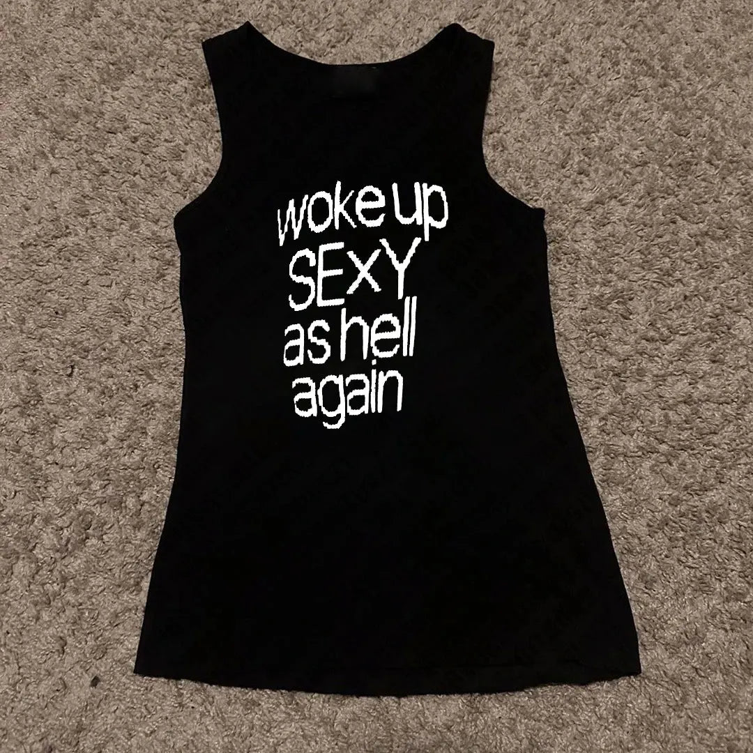 Y2K Punk Gothic Emo Crop Top 2-Piece Set