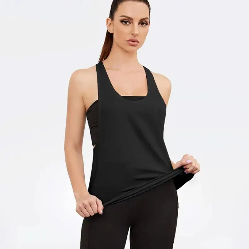 Women's Quick Dry T-Shaped Sports Vest