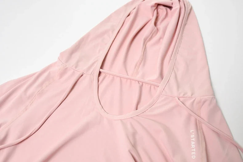 AirFlow Women's Hooded Yoga & Running Tee