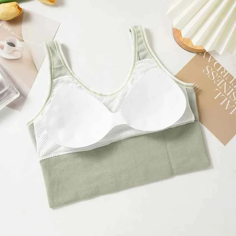 Women's Seamless Wireless Plus Size Sports Bra