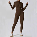 Yoga Jumpsuit Long Sleeved Zipper Rompers