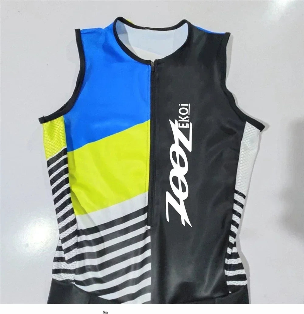 Zootekoi Triathlon Men's Breathable Sleeveless Jacket