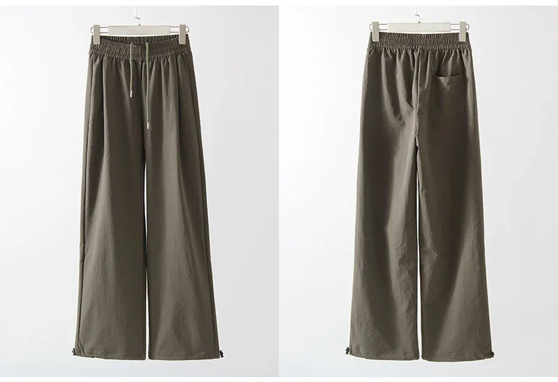 ChicEase High Waist Wide Leg Joggers