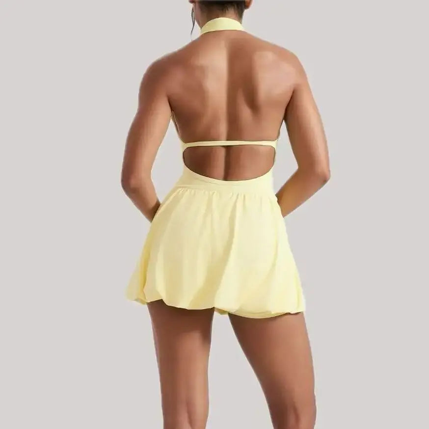 Ningyu High Neck Quick-Dry Tennis Golf Dress