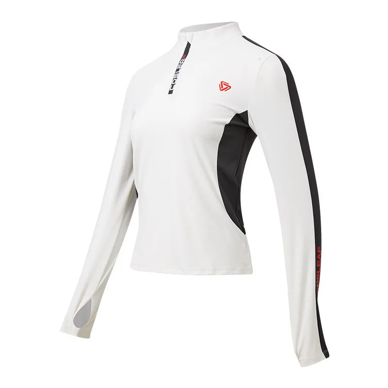 Women's Ice Silk Long Sleeve Running Shirt