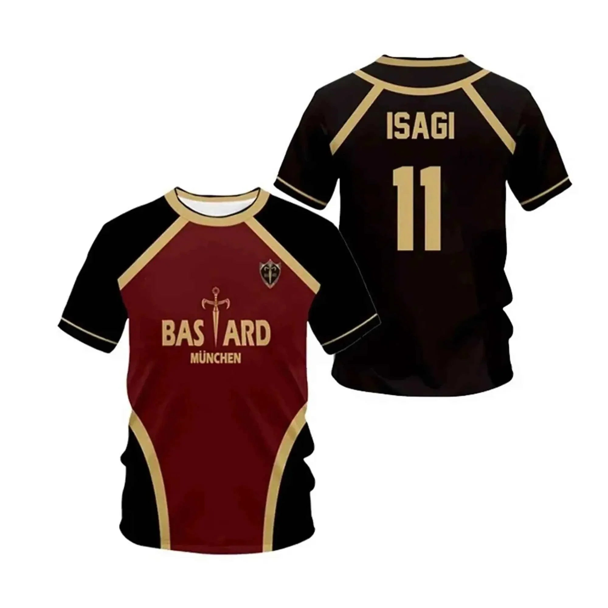 Blue Lock Futsal Anime Jersey T-Shirt