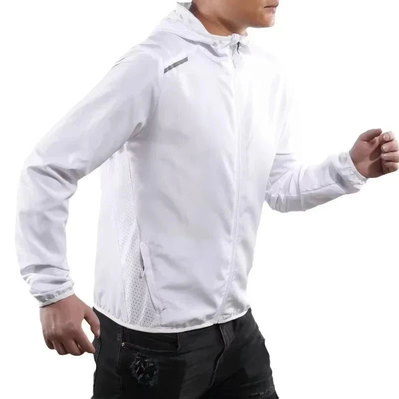 UltraLight Hooded Running Jacket - Windproof & Waterproof