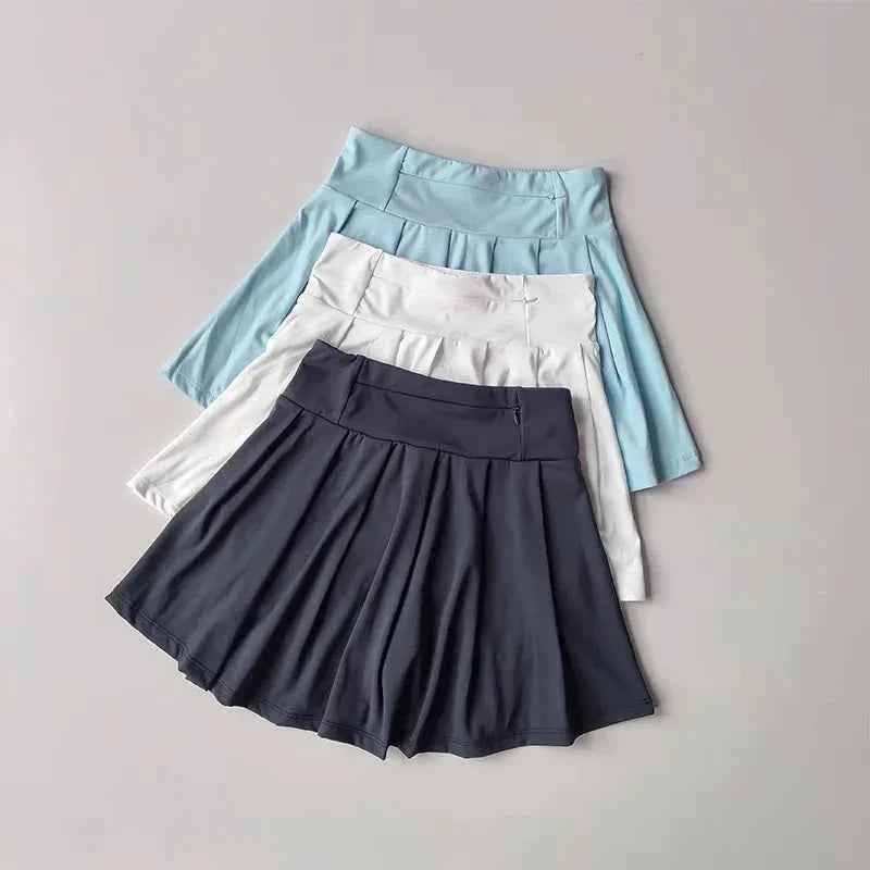 Women's Stretchy Sports Tennis Set with Pockets