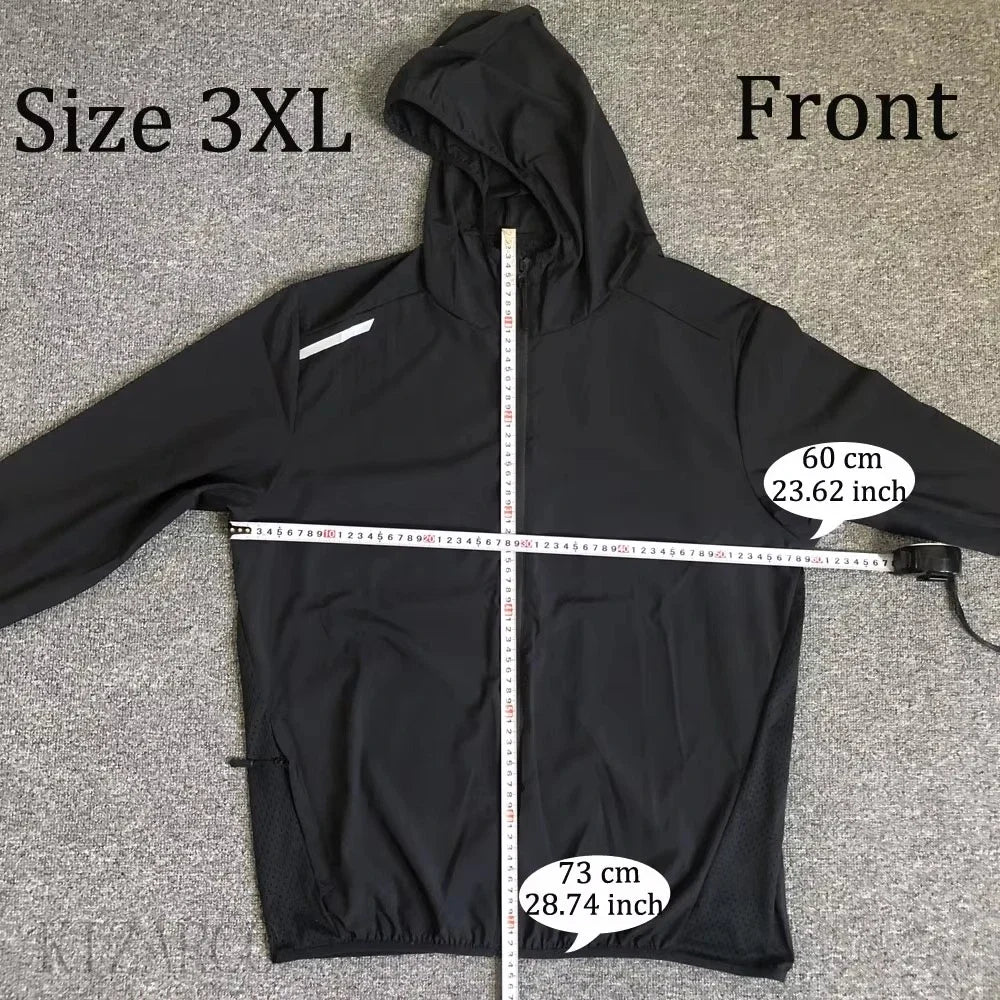 UltraLight Hooded Running Jacket - Windproof & Waterproof