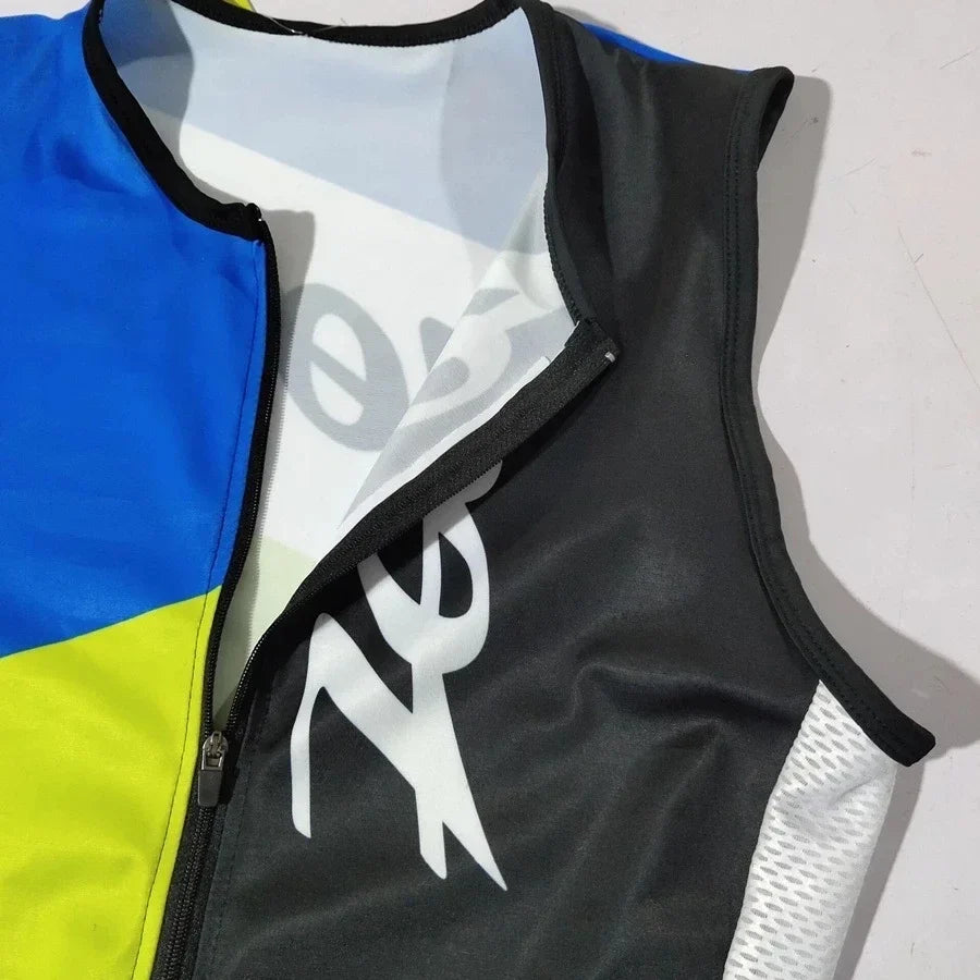 Zootekoi Triathlon Men's Breathable Sleeveless Jacket