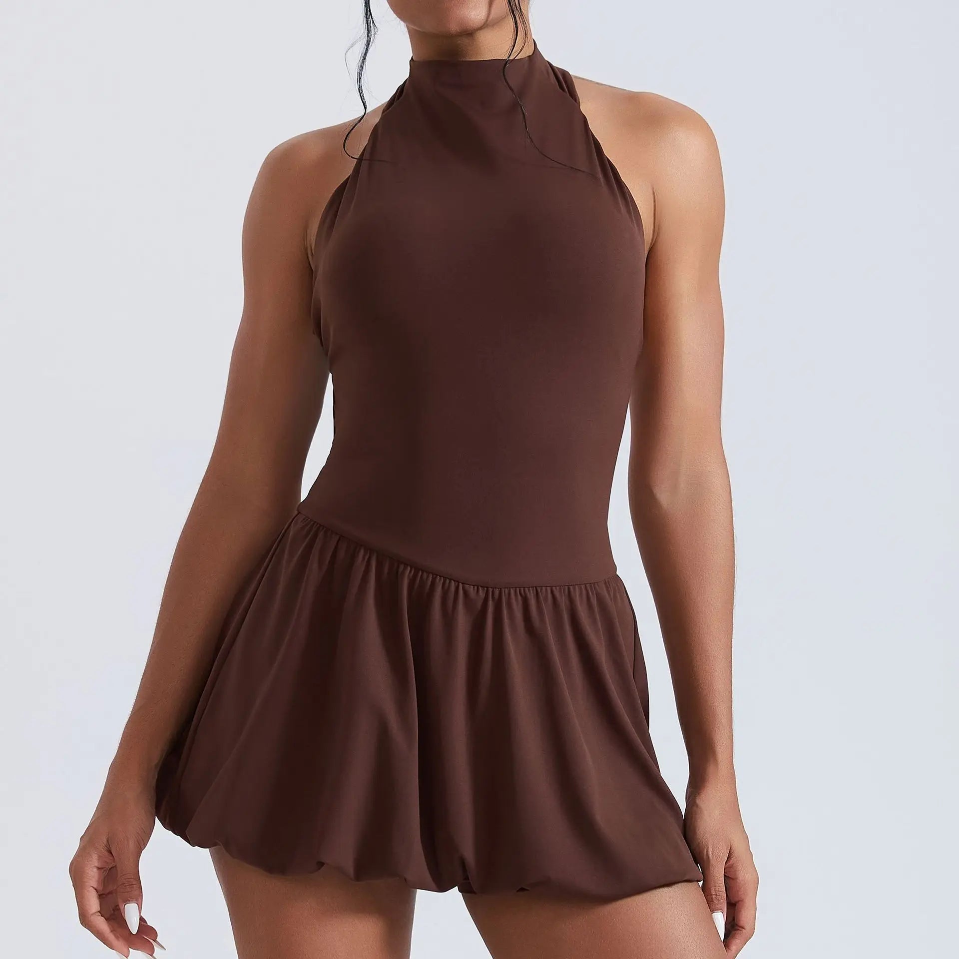 Ningyu High Neck Quick-Dry Tennis Golf Dress