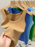 Zjaiss Women's Ribbed Elastic Summer Tank 2026