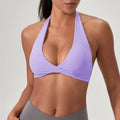 FlexiFit Halter: Stylish Yoga Gym Bra for Women