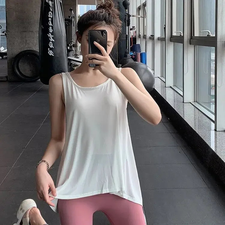 Women's Beautiful Open Back Loose fit Top