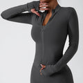 Women Zip Long Sleeve Sports Jacket