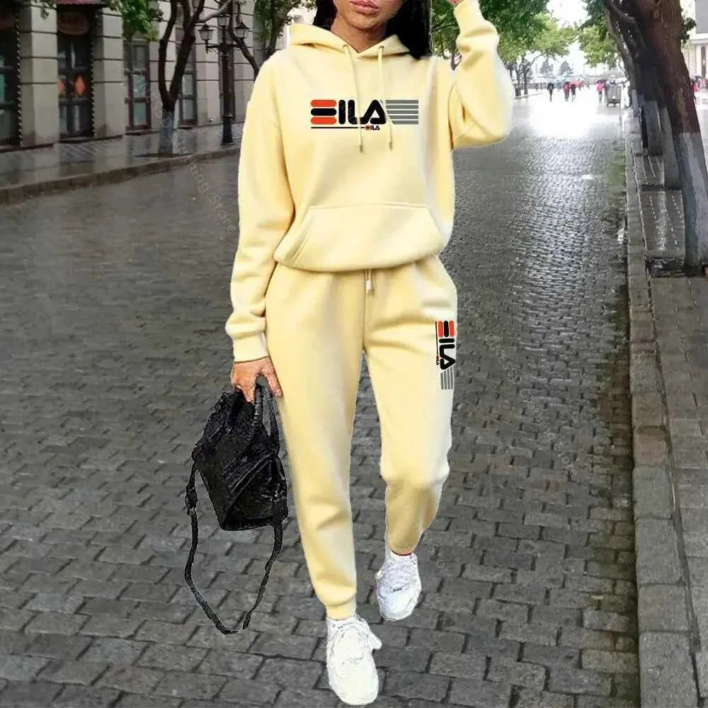 Women's Luxury Hoodie & Pants Streetwear Set