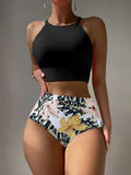 Floral High Waist Swim '26