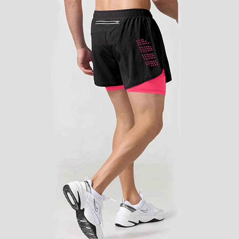 Men's Running Shorts 2 In 1 Quick Dry