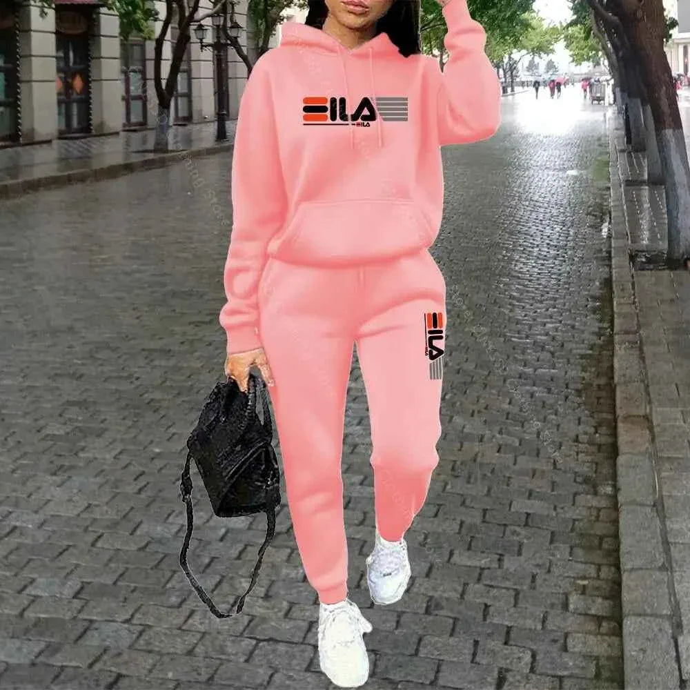 Women's Luxury Hoodie & Pants Streetwear Set