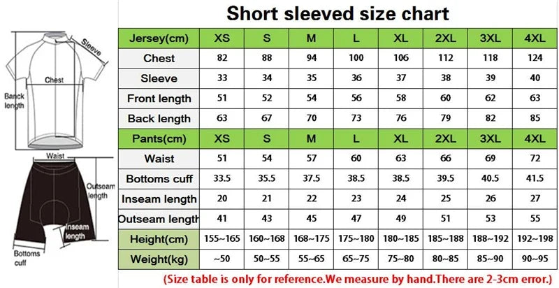 Mens Cycling Jersey Classic Black Cycling Racing Tops Short Sleeve