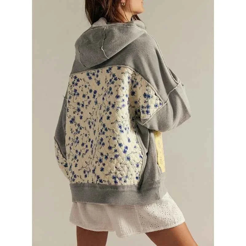 BlossomQuilt Y2K Hooded Streetwear Sweatshirt