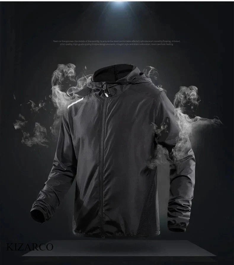 UltraLight Hooded Running Jacket - Windproof & Waterproof