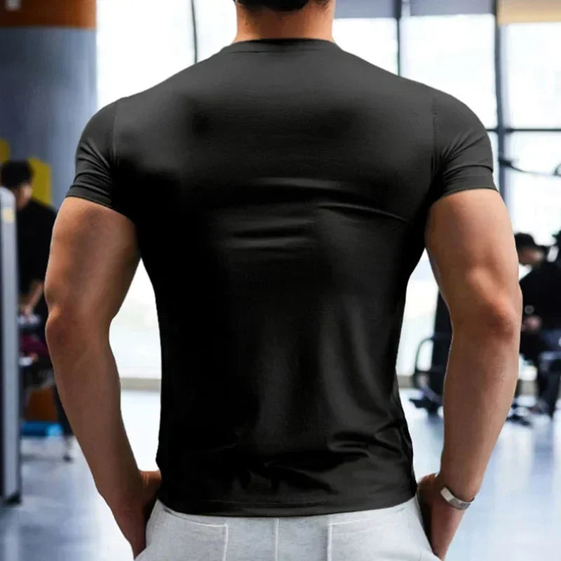 Man Plus Size Dry Fit Men's Sports T-shirts