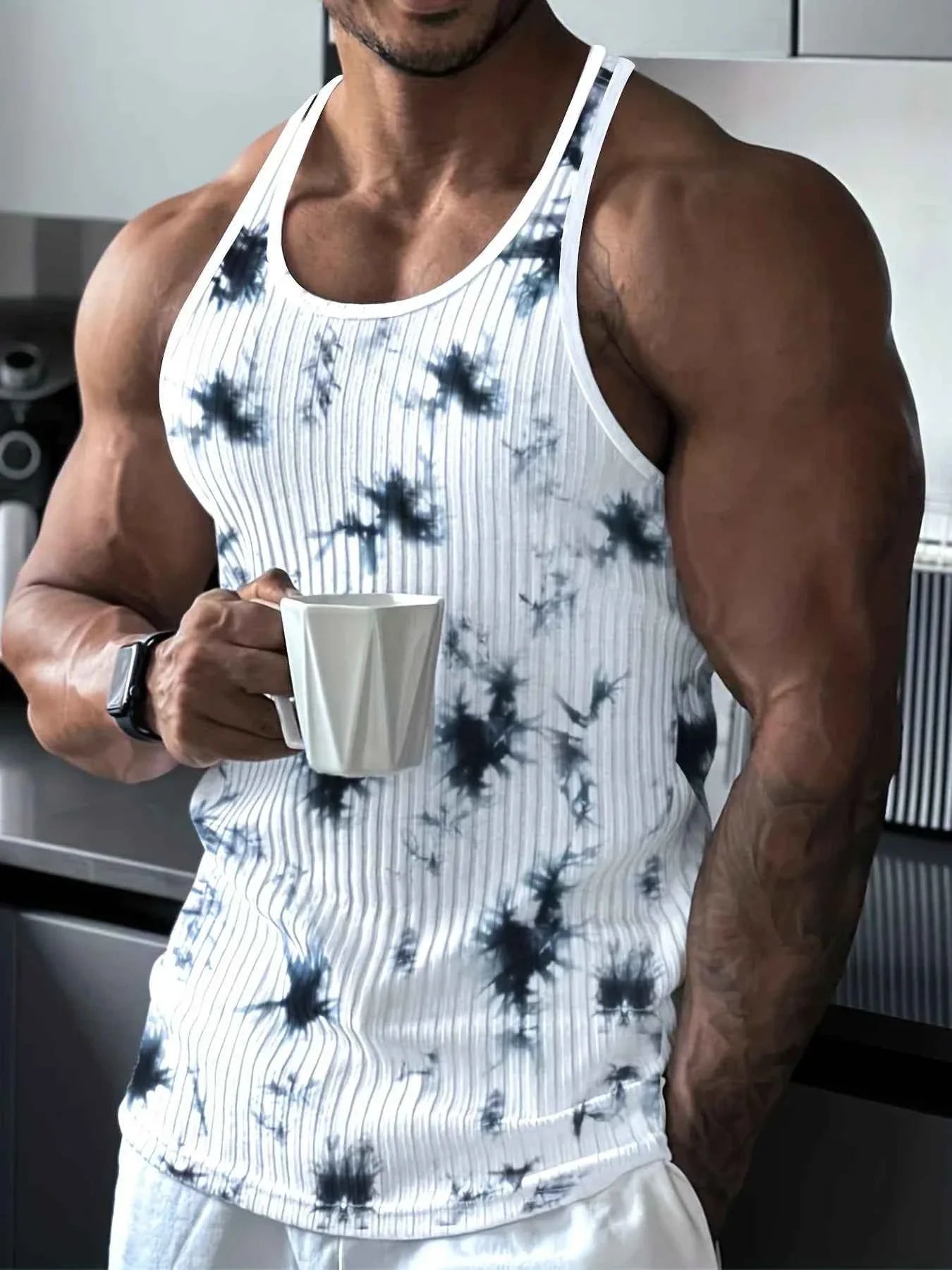Men's Quick-Dry Slim Fit Gym Tank Top