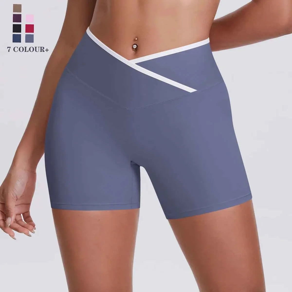 V-Shaped Waist Women's Yoga Fitness Shorts