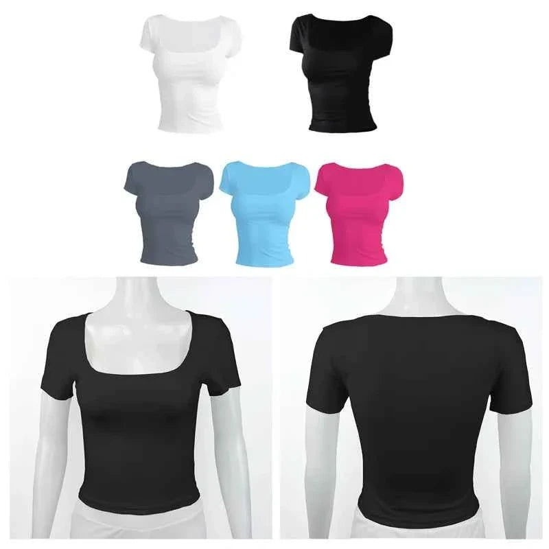 VersaFlex Square Tee: Sleek, Stylish Summer Essential
