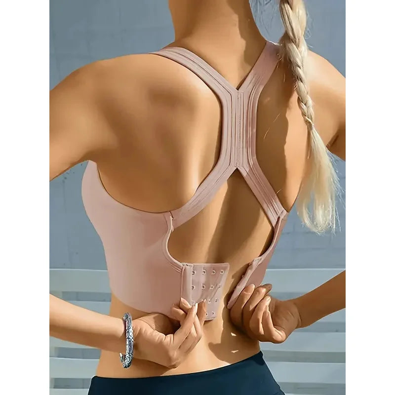 Seamless Push Up Yoga Tank Bra