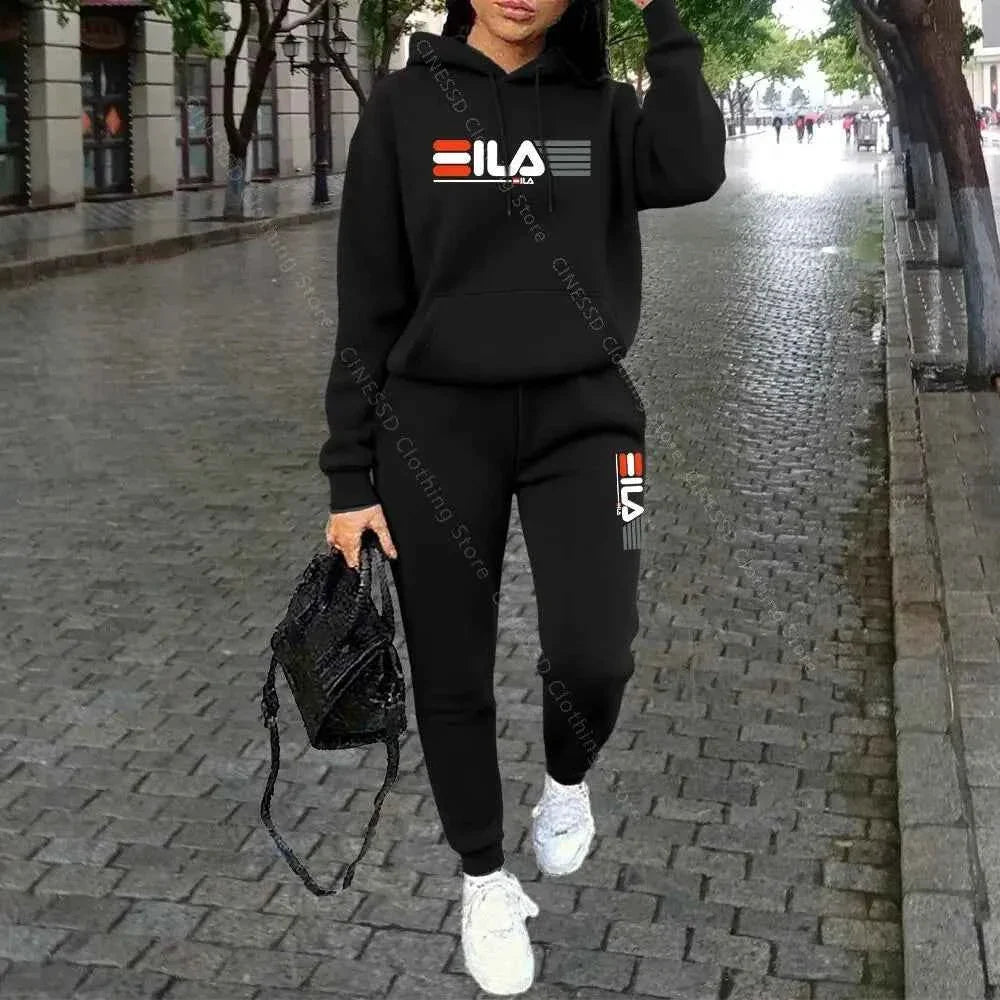Women's Luxury Hoodie & Pants Streetwear Set