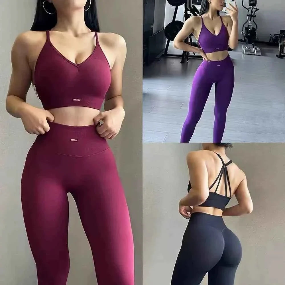 High-Waisted Women's Exercise Suit