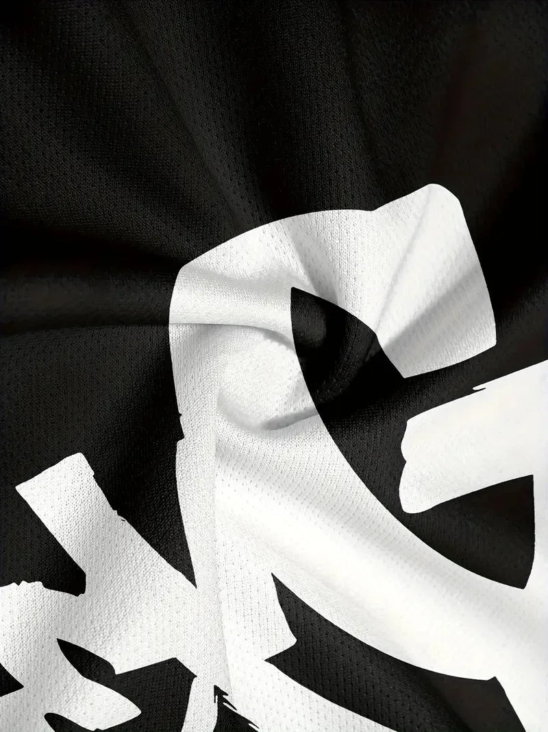 2026 Men's Street Casual 3D Letter Suit