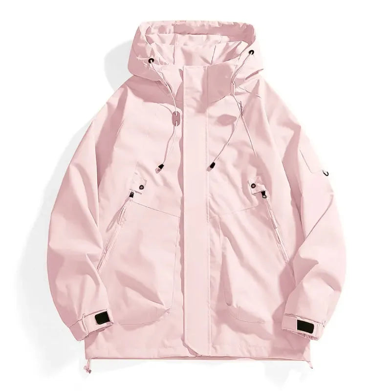 CHRLCK Unisex Waterproof Running Windbreaker