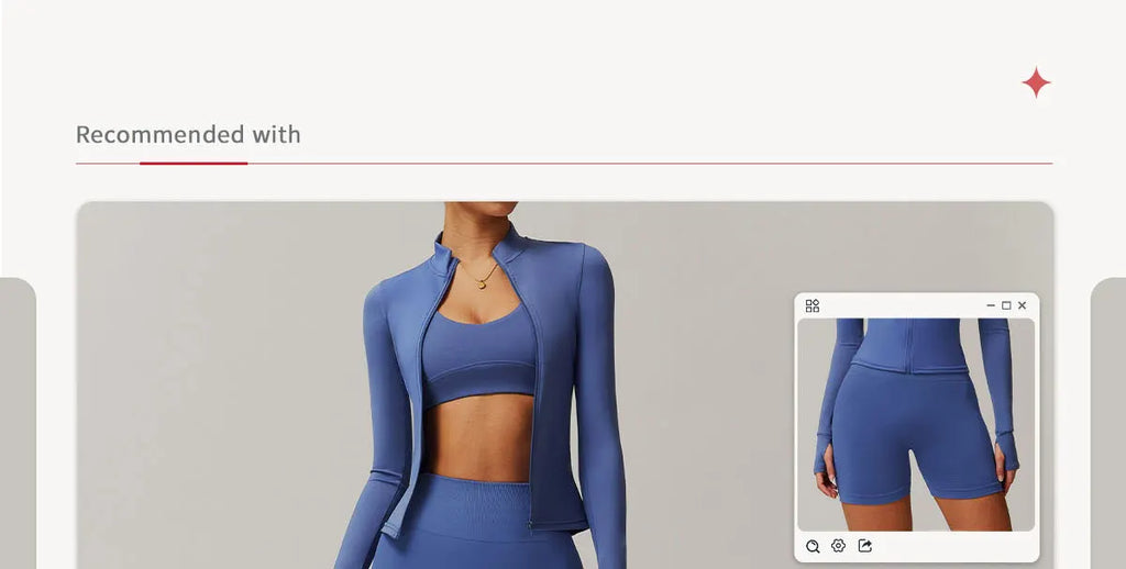 Women Zip Long Sleeve Sports Jacket