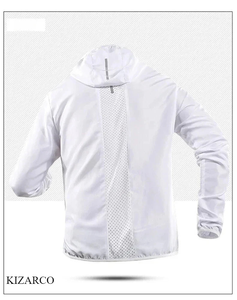 UltraLight Hooded Running Jacket - Windproof & Waterproof