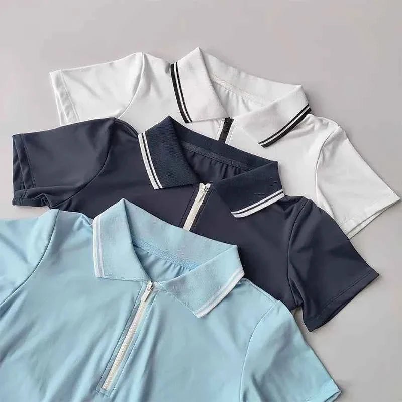 Women's Stretchy Sports Tennis Set with Pockets