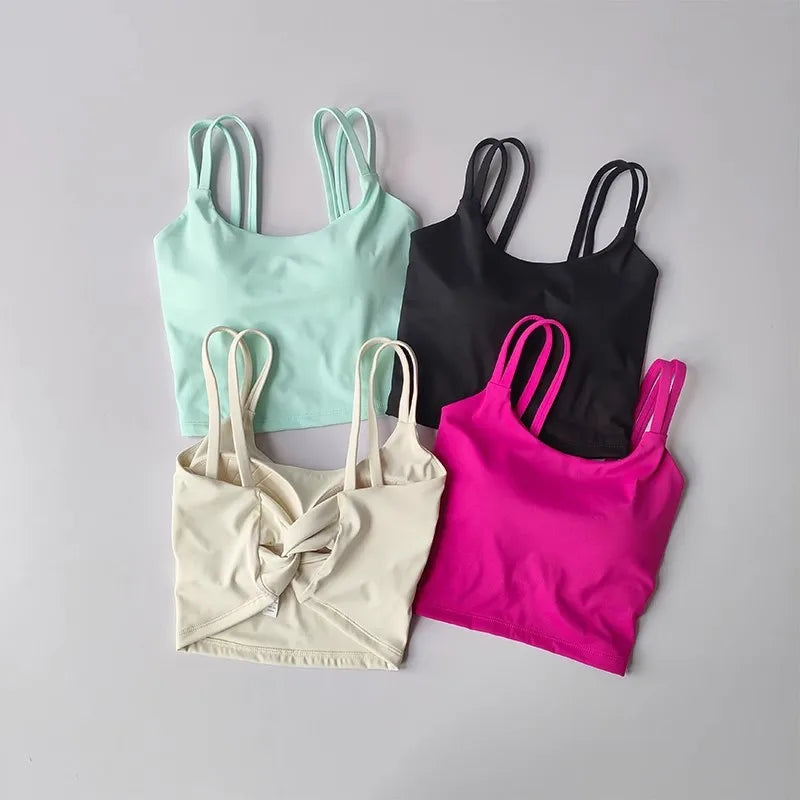 Women's Sports Bras Sexy Push Up Yoga Top