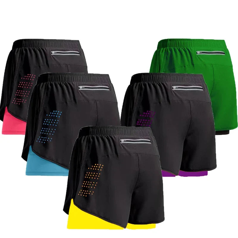 Men's Running Shorts 2 In 1 Quick Dry
