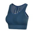 Seamless Mesh Women's Sports Bra Yoga Top