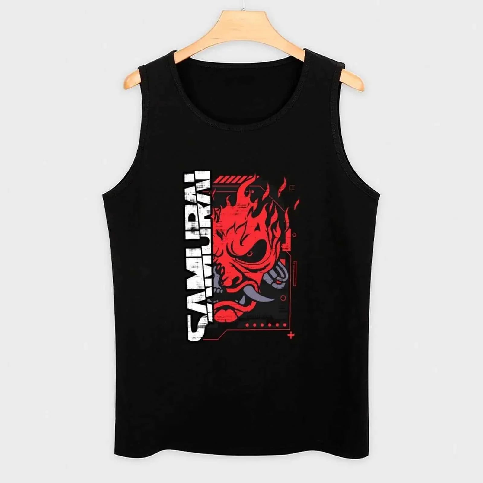 Samurai Rock Band Sleeveless Gym Tank Top
