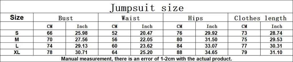 Women Jumpsuit Sleeveless Slim Activewear
