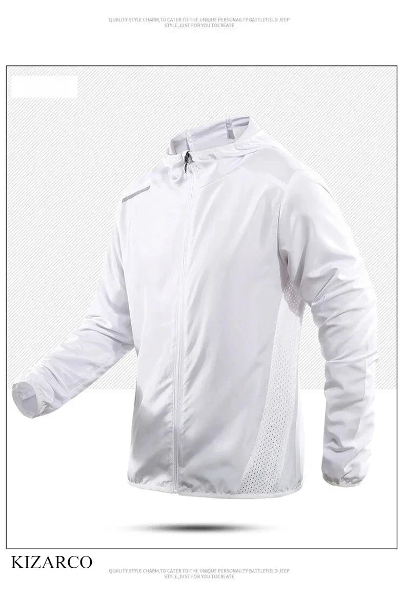 UltraLight Hooded Running Jacket - Windproof & Waterproof